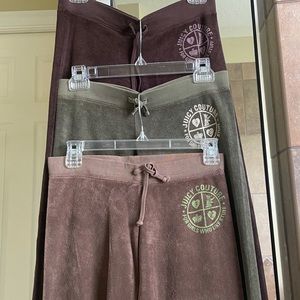 (3) Juicy Couture Tracksuits Pants